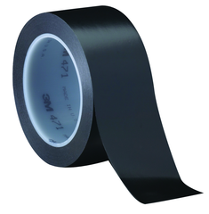 List 471 4" x 36 yds Vinyl Tape - Black - Benchmark Tooling