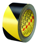 List 5702 48 x" x 36 yds Safety Stripe Tape - Black/Yellow - Benchmark Tooling