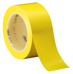 List 471 4" x 36 yds Vinyl Tape - Yellow - Benchmark Tooling