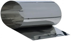 Made in USA - 1.25 m Long x 150 mm Wide x 0.4 mm Thick, Roll Shim Stock - Stainless Steel - Benchmark Tooling