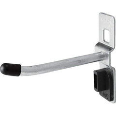 Kennedy - 5/32" Diam, 2-3/8" Long Single Angled End Pegboard Hook - Steel - Benchmark Tooling