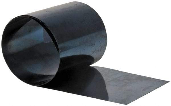 Made in USA - 2.50 m Long x 150 mm Wide x 0.15 mm Thick, Roll Shim Stock - Steel - Benchmark Tooling