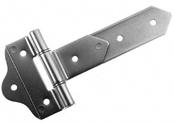 Made in USA - 8" Long x 2" Wide, Hinge - Aluminum, Brushed Finish - Benchmark Tooling