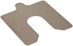 Made in USA - Metal Shim Stock Type: Slotted Shim Material: Stainless Steel - Benchmark Tooling