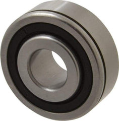 Value Collection - 5/8" Bore Diam, 1-3/4" OD, Double Seal Semi Ground Extra Light Radial Ball Bearing - 1 Row, Round Bore, 707 Lb Static Capacity, 1,366 Lb Dynamic Capacity - Benchmark Tooling