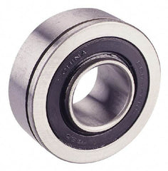 Value Collection - 1-1/8" Bore Diam, 2-9/16" OD, Double Seal Semi Ground Extra Light Radial Ball Bearing - 1 Row, Round Bore, 1,831 Lb Static Capacity, 3,070 Lb Dynamic Capacity - Benchmark Tooling