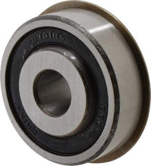 Value Collection - 1/2" Bore Diam, 1-3/4" OD, Double Seal Semi Ground Extra Light Radial Ball Bearing - 1 Row, Round Bore, 707 Lb Static Capacity, 1,366 Lb Dynamic Capacity - Benchmark Tooling