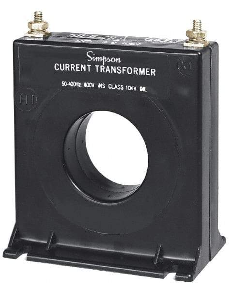 Simpson Electric - 100 Amp AC Input, 60 Hz, Panel Meter Current Transducer - 20, Screw Terminal, For Use with AC Ammeter - Benchmark Tooling