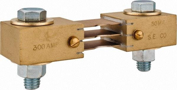 Simpson Electric - Panel Meter Switchboard Shunt - 300, 50 mV Drop, Screw Terminal, For Use with Falcon Series 200 mVDC Meters - Benchmark Tooling