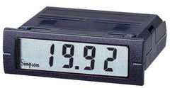 Simpson Electric - 4 Digits, Digital LED, Temperature Meter, Panel Meter - 4-440 Hz, 22 Megohms, 250 VAC, Red - Benchmark Tooling