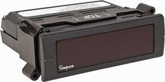 Simpson Electric - 3-1/2 Digits, Digital LCD, DC Voltmeter, Panel Meter - 4-440 Hz, 10 Megohms, 2 VDC, 250 VAC, Red - Benchmark Tooling