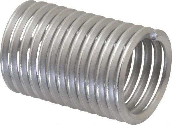 Heli-Coil - 3/4-10 UNC, 1-1/2" OAL, Free Running Helical Insert - 13 Free Coils, Tanged, 304 Stainless Steel, Bright Finish, 2D Insert Length - Benchmark Tooling