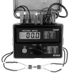 Extech - Electrical Insulation Resistance Testers & Megohmmeters Display Type: Digital LCD Power Supply: 110 VAC - Benchmark Tooling