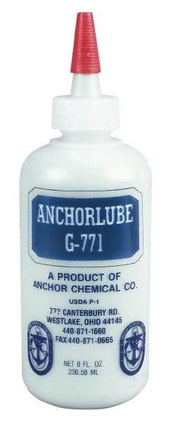 Made in USA - Anchorlube G-771, 5 Gal Pail Cutting Fluid - Water Soluble, For Broaching, Counterboring, Drawing, Drilling, Engraving, Fly-Cutting, Hole Extruding, Milling, Piercing, Punching, Sawing, Seat Forming, Spot Facing, Tapping - Benchmark Tooling