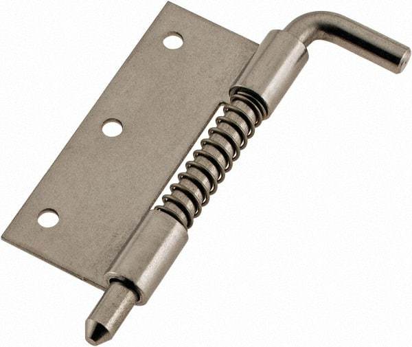 Made in USA - 7/8" Wide x 0.05" Thick, 302/304 Hinge - Stainless Steel, Polished Finish - Benchmark Tooling