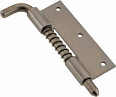 Made in USA - 1" Wide x 1/16" Thick, Hinge - Stainless Steel, Polished Finish - Benchmark Tooling