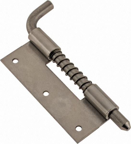 Made in USA - 1" Wide x 1/16" Thick, Hinge - Stainless Steel, Polished Finish - Benchmark Tooling