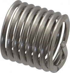 Heli-Coil - M10x1.50 Metric Coarse, 15mm OAL, Free Running Helical Insert - 8 Free Coils, Tanged, Stainless Steel, Bright Finish, 1-1/2D Insert Length - Benchmark Tooling