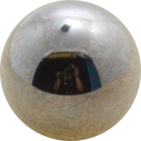 Value Collection - 1/2 Inch Diameter, Grade 25, Chrome Steel Ball - 62 to 66 C Hardness, 0.00005 Inch Diameter Deviation, 0.000025 Inch Sphericity - Benchmark Tooling