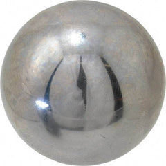 Value Collection - 1-1/4 Inch Diameter, Grade 25, Chrome Steel Ball - 62 to 66 C Hardness, 0.00005 Inch Diameter Deviation, 0.000025 Inch Sphericity - Benchmark Tooling