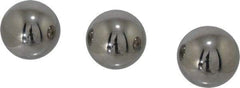 Value Collection - 1-1/2 Inch Diameter, Grade 50, Chrome Steel Ball - 62 to 66 C Hardness, 0.00005 Inch Diameter Deviation, 0.000025 Inch Sphericity - Benchmark Tooling