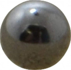 Value Collection - 3.5 mm Diameter, Grade 25, Chrome Steel Ball - 62 to 66 C Hardness, 0.00005 Inch Diameter Deviation, 0.000025 Inch Sphericity - Benchmark Tooling