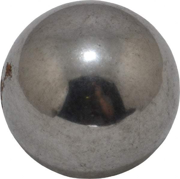 Value Collection - 1 Inch Diameter, Grade 1,000, Carbon Steel Ball - 60 to 67 C M.N. Hardness, 0.005 Inch Diameter Deviation, 0.001000 Inch Sphericity - Benchmark Tooling