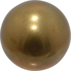 Value Collection - 7/16 Inch Diameter Brass Ball - 0.0002 Inch Sphericity, Grade 200, 75 to 87 B Hardness - Benchmark Tooling