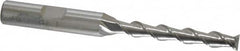 SGS - 1/4", 1-3/4" LOC, 3/8" Shank Diam, 3-9/16" OAL, 2 Flute, Solid Carbide Square End Mill - Single End, Uncoated, Spiral Flute, 45° Helix, Centercutting, Right Hand Cut, Right Hand Flute, Series 44 - Benchmark Tooling