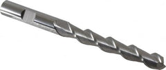 SGS - 3/8", 2-1/2" LOC, 3/8" Shank Diam, 4-1/4" OAL, 2 Flute, Solid Carbide Square End Mill - Single End, Uncoated, Spiral Flute, 45° Helix, Centercutting, Right Hand Cut, Right Hand Flute, Series 44 - Benchmark Tooling