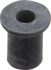 RivetKing - #8-32, 0.438" Diam x 0.052" Thick Flange, Rubber Insulated Rivet Nut - UNC Thread, Rubber, 5/16" Body Diam, 1/2" OAL - Benchmark Tooling