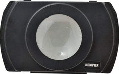 Electrix - 4 Diopter, 3" Wide, Task & Machine Light Magnifier Lens - Black, For Use with 7450 & 7452 Magnifiers - Benchmark Tooling