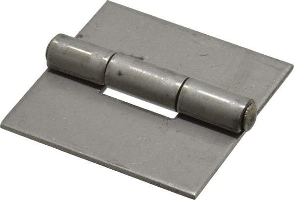 Value Collection - 2" Long x 2" Wide x 0.075" Thick, 316 Stainless Steel Commercial Hinge - 0.187" Pin Diam - Benchmark Tooling