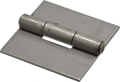 Value Collection - 2" Long x 2" Wide x 0.075" Thick, 316 Stainless Steel Commercial Hinge - 0.187" Pin Diam - Benchmark Tooling