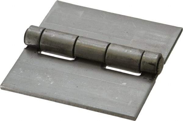 Value Collection - 3" Long x 3" Wide x 0.12" Thick, 316 Stainless Steel Commercial Hinge - 0.25" Pin Diam - Benchmark Tooling