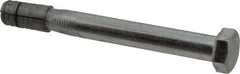 Made in USA - 1/2" Diam, 1/2" Drill, 4" OAL, 1" Min Embedment Taper Bolt Concrete Anchor - Grade 5 Steel, Zinc-Plated Finish, Hex Head, Hex Drive - Benchmark Tooling