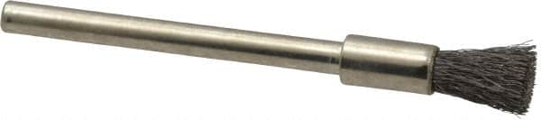 Osborn - 3/16" Brush Diam, End Brush - 1/8" Diam Shank, 25,000 Max RPM - Benchmark Tooling