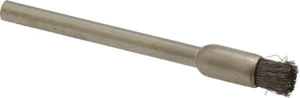 Osborn - 3/16" Brush Diam, End Brush - 1/8" Diam Shank, 25,000 Max RPM - Benchmark Tooling