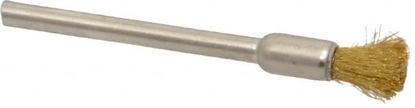 Osborn - 3/16" Brush Diam, End Brush - 1/8" Diam Shank, 25,000 Max RPM - Benchmark Tooling