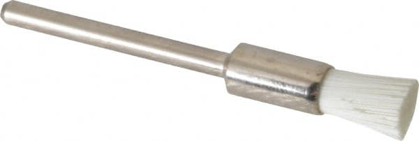 Osborn - 1,000 Grit, 1/4" Brush Diam, End Brush - Ultra Fine Grade, 1/8" Diam Shank, 6,000 Max RPM - Benchmark Tooling