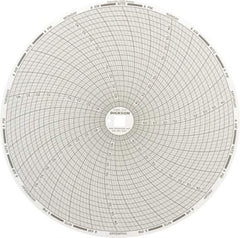 Dickson - 32 to 122°F, 7 Day Recording Time Chart - 8 Inch Diameter, Use with Esx Recorders - Benchmark Tooling