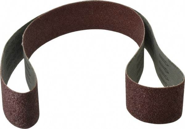 Tru-Maxx - 2-1/2" Wide x 60" OAL, 36 Grit, Aluminum Oxide Abrasive Belt - Aluminum Oxide, Very Coarse, Coated, Cloth Backing - Benchmark Tooling