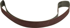 Tru-Maxx - 1" Wide x 30" OAL, 240 Grit, Aluminum Oxide Abrasive Belt - Aluminum Oxide, Very Fine, Coated - Benchmark Tooling