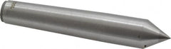 Made in USA - Carbide-Tipped Alloy Steel Standard Point Solid Dead Center - 2MT Morse Taper, 4-3/16" OAL - Benchmark Tooling