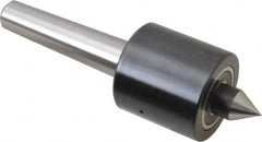 Riten - MT2 Taper Shank, 1-5/8" Head Diam 1,000 Lb Capacity Live Center - 2,500 Max RPM, 1-5/8" Head Length, 9/16" Point Diam, 13/16" Point Len, 300 Lb Max Workpc, Standard Point - Benchmark Tooling