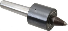 Riten - MT3 Taper Shank, 2" Head Diam 1,830 Lb Capacity Live Center - 2,500 Max RPM, 1-15/16" Head Length, 3/8" Point Diam, 1-1/2" Point Len, 300 Lb Max Workpc, Tracer Point - Benchmark Tooling