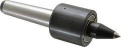 Riten - MT4 Taper Shank, 2-3/8" Head Diam 2,200 Lb Capacity Live Center - 2,500 Max RPM, 2-1/4" Head Length, 1/2" Point Diam, 2" Point Len, 900 Lb Max Workpc, Tracer Point - Benchmark Tooling