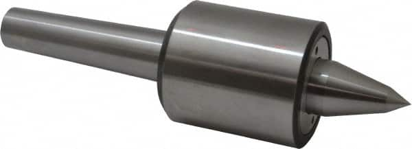 Riten - MT4 Taper Shank, 2-7/8" Head Diam 9,000 Lb Capacity Live Center - 5,500 Max RPM, 3-5/16" Head Length, 9/16" Point Diam, 2-1/16" Point Len, 1,700 Lb Max Workpc, Tracer Point - Benchmark Tooling