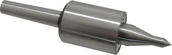 Riten - MT2 Taper Shank, 1-3/4" Head Diam 4,600 Lb Capacity Live Center - 5,000 Max RPM, 2-3/8" Head Length, 3/8" Point Diam, 2" Point Len, 310 Lb Max Workpc, 3/8" Tip Diam, Long Point - Benchmark Tooling