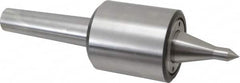 Riten - MT4 Taper Shank, 2-7/8" Head Diam 1,100 Lb Capacity Live Center - 5,500 Max RPM, 3-5/16" Head Length, 1/2" Point Diam, 2-1/2" Point Len, 1,100 Lb Max Workpc, 15/16" Tip Diam, Long Point - Benchmark Tooling